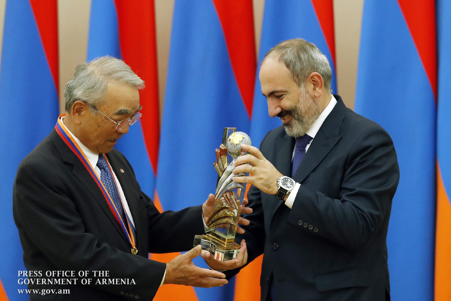 Japanese computer scientist Takeo Kanade receives Armenian Global IT