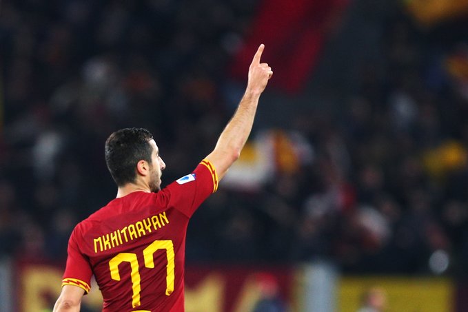Squawka on X: Henrikh Mkhitaryan has provided a goal and an assist in a  Serie A game for the first time. On fire in the first half for Roma.   / X