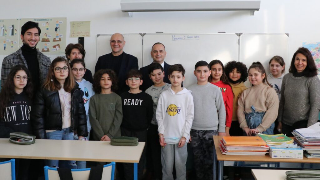 Zareh Sinanyan visits Hrant Dink primary school in France – Public ...