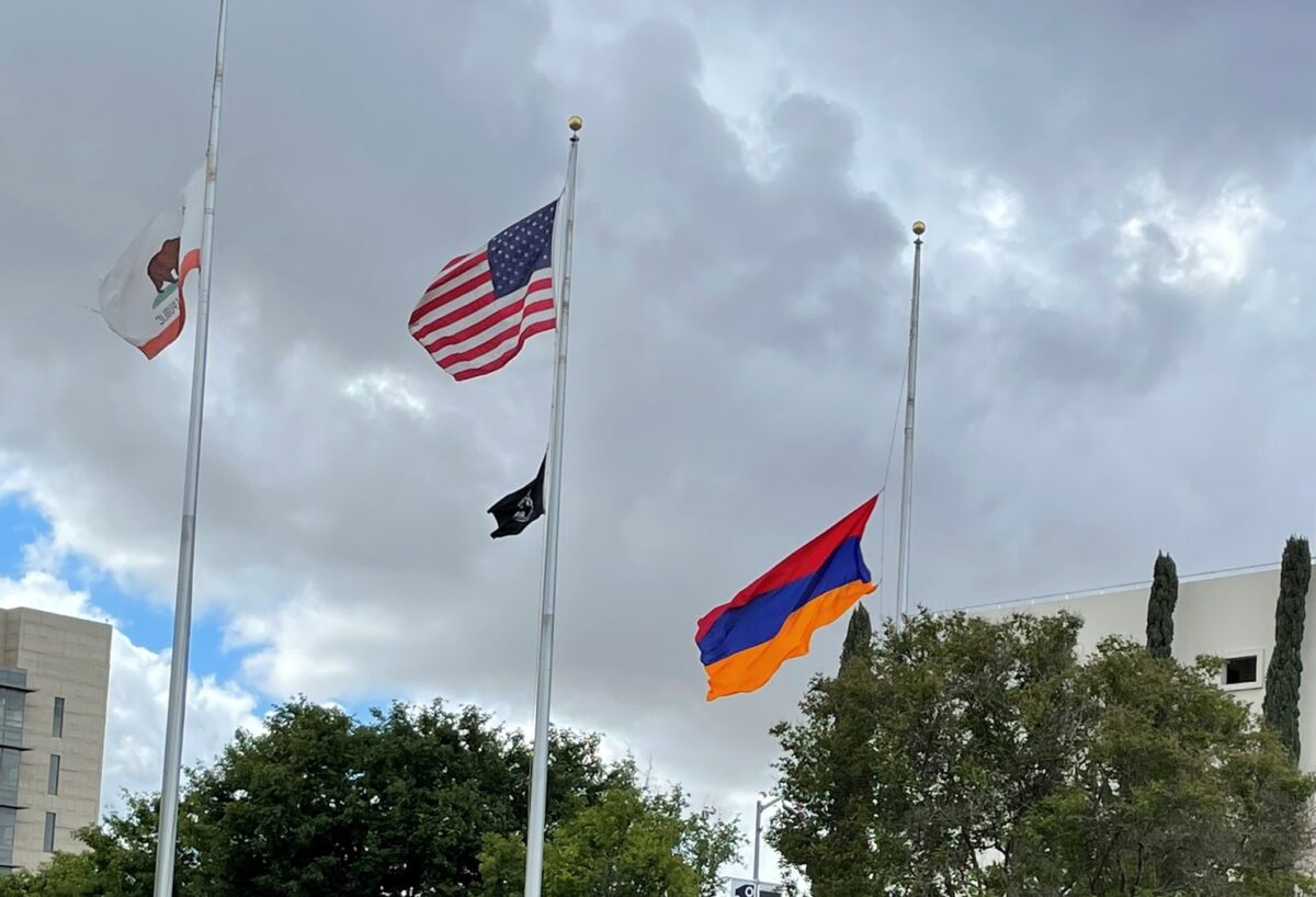 Armenian flag raised at Fresno City Hall – Public Radio of Armenia