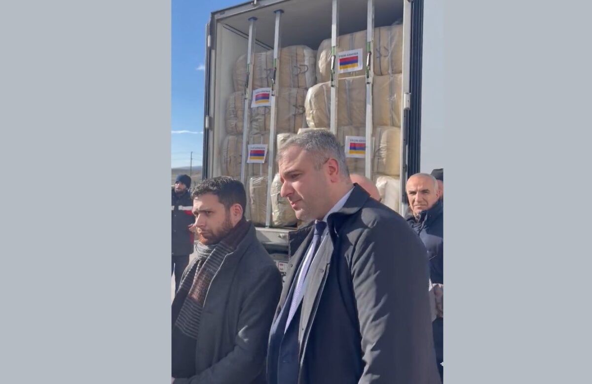 Turkish Envoy Tweets Thanks In Armenian As Second Batch Of Humanitarian