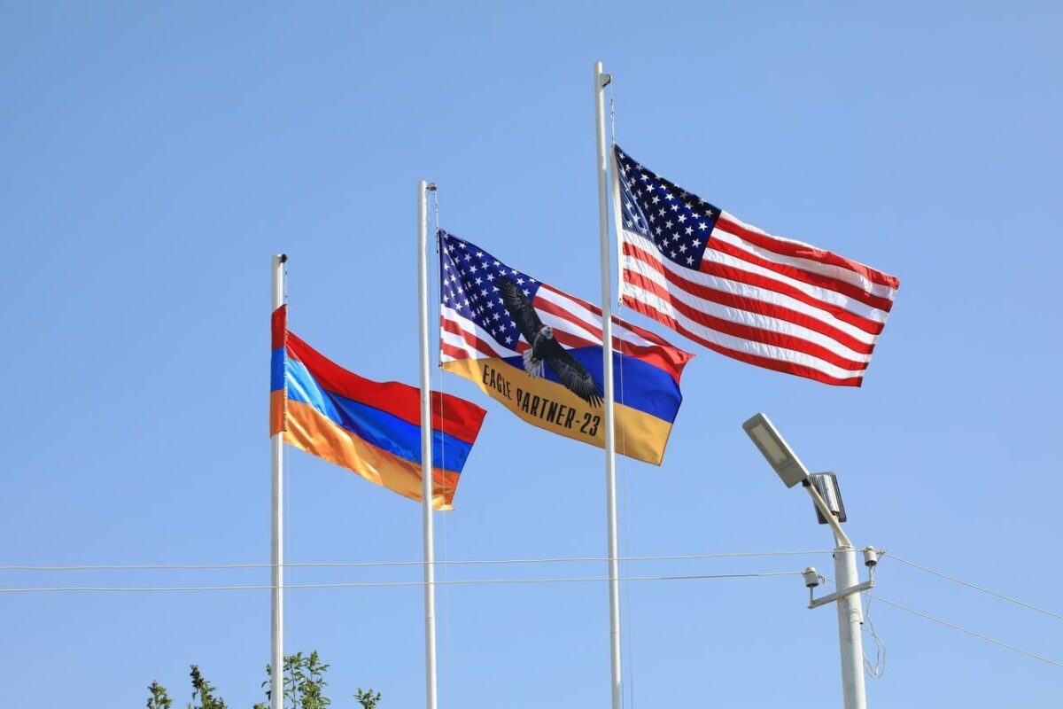 Eagle Partner 2023 Armenian, US defense officials watch joint drills