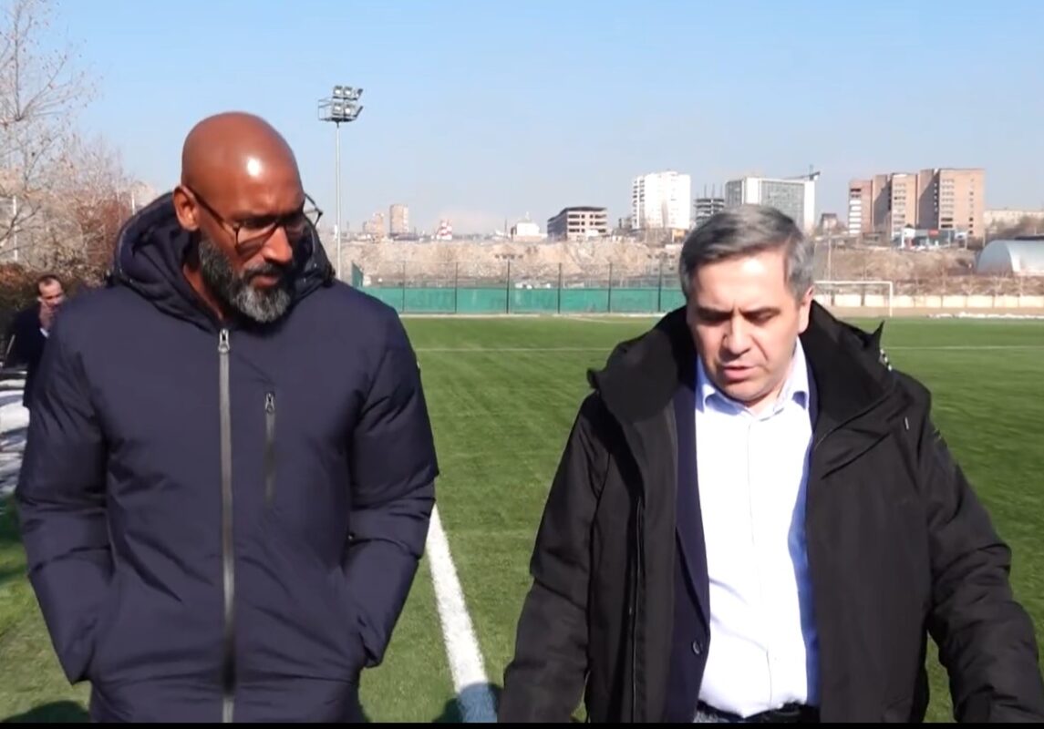 Nicolas Anelka discusses plans for football academy in Armenia with FFA