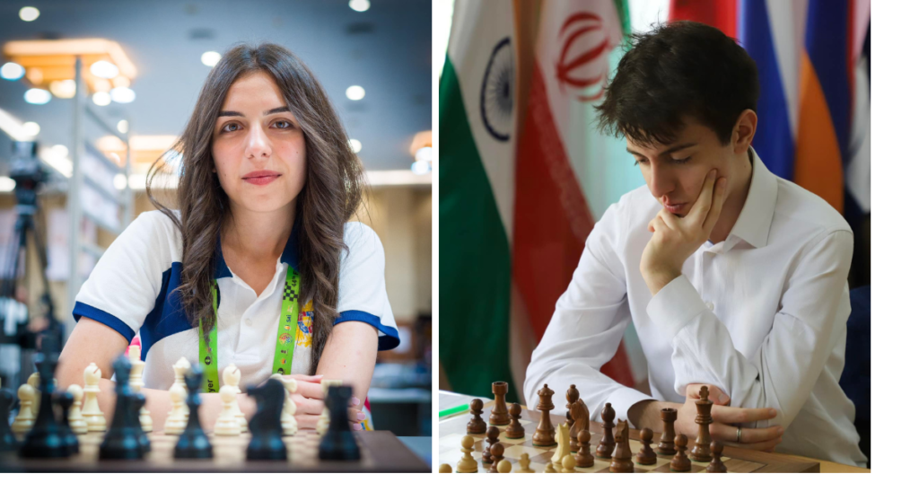 Armenia’s Mariam Mkrtchyan and Emin Ohanyan win silver at FIDE World