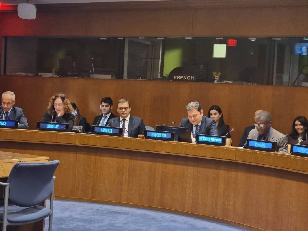 Armenia highlights need for early warning and collective action at UN genocide prevention event