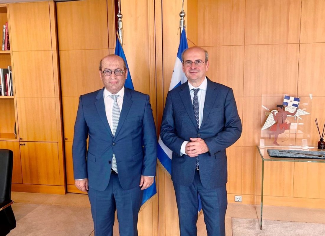 Armenian Ambassador to Greece meets Deputy Prime Minister Kostis Hatzidakis
